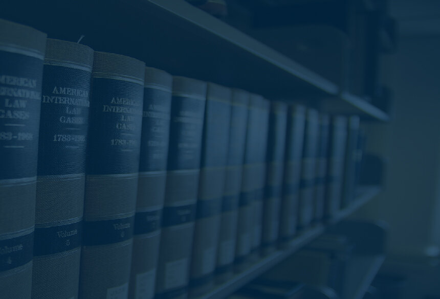Shelf of bound law reports